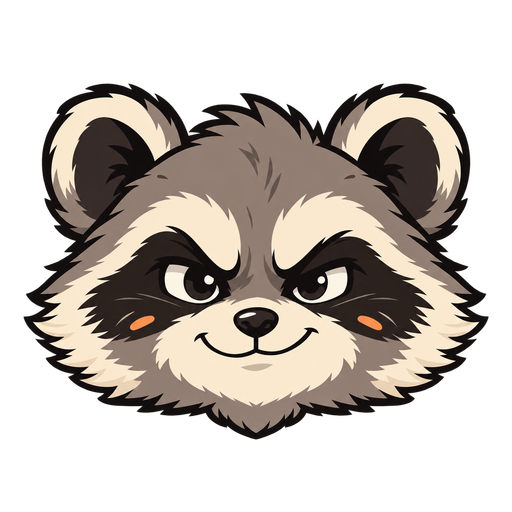 RACDOLL raccoon mascot